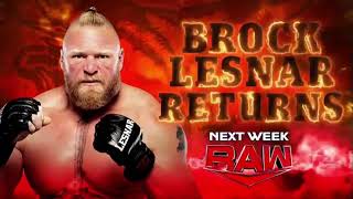 WWE RAW October 31, 2022 Brock Lesnar Returns To Raw Official Card