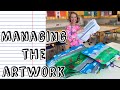 Managing the Artwork- Elementary Art Teachers Guide to Organizing Student Artwork in the Art Room