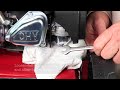 how to drain fuel from a mountfield engine