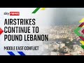 Watch live: Israeli airstrike kills two successors to Hezbollah's assassinated leader, says Israel