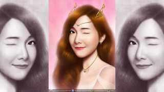 SNSD - Jessica 人物繪畫  生日賀圖