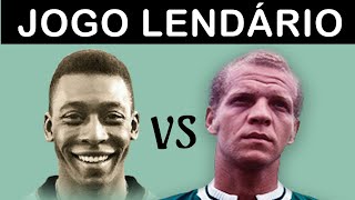 Palmeiras x Santos - Ademir de Guia x Pelé - LENDÁRIO