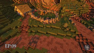 Building world lore and planning my first town Episode 09 Minecraft Survival Let