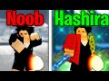 Going From Noob To Water Hashira In One Video | Project Slayers