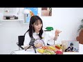 인간 탕후루가 된 문별이다｜asmr 더빙 먹방🍊🫐🍇🍭