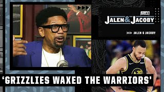 Jalen Rose: The Memphis Grizzlies WAXED the Warriors 😳 | Jalen & Jacoby