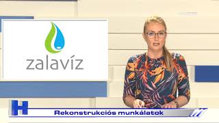 Rekonstrukciós munkálatok – ZTV Híradó 2020-09-14