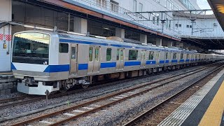 車窓定点撮影 JR東日本 E531系 東海道線・上野東京ライン・常磐線 快速・水戸行き 取手駅から各駅停車 品川駅～北千住駅～土浦駅