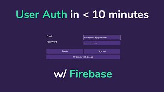 How to create a simple User Login screen | Firebase, ReactJS
