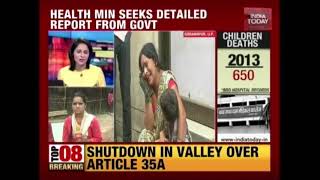 Health Ministry Seeks Detailed Report Of The Gorakhpur Tragedy