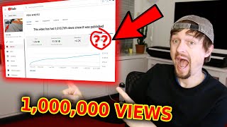 How much does YouTube Pay for a 1,000,000 view video?