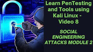 How to use Social Engineering Toolkit in Kali Linux - Video 8  WATCH NOW!