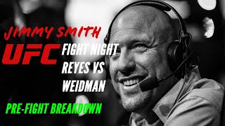 Pre-Fight Breakdown: UFC Fight Night Reyes vs Weidman