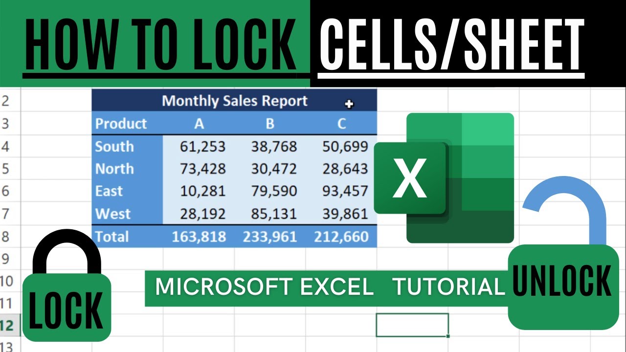 How To Protect Sheet In Excel | How To Lock Excel Sheet | Excel Lock ...