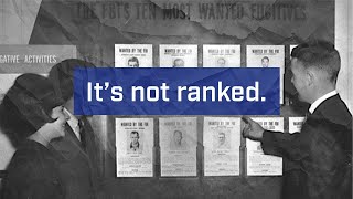 Ten Facts About FBI's Ten Most Wanted Fugitives List