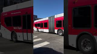 LACMTA 2020 New Flyer XN60 #8750 On Line 761