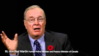 Rt. Hon. Paul Martin calls Canada to action on social finance