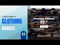 Build a Modern Clothing Brand Website – HTML CSS JavaScript