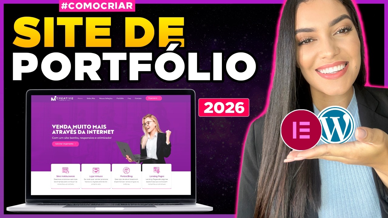 Como Criar Um Site De Portfólio Com Wordpress E Elementor Passo A