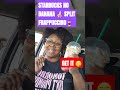 no banana split 🍌🥤starbucks review frappuccino starbucks starbuckscoffee starbucksshorts