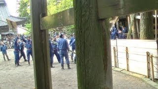 20130504 やんさんま 下村加茂神社 流鏑馬式準備 [3D]