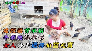 建院牆育水稻，牛犁地制掃帚，女人每天過得相當充實《荒野童話》02