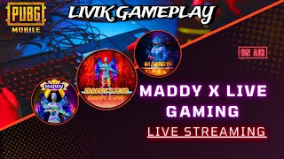 Pubg Livik gameplay Live streaming Maddyxlive