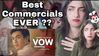 Jollibee Commercials that mess with your emotions Reaction (Vow & Mother's Day)😢 | INDIAN REACTION