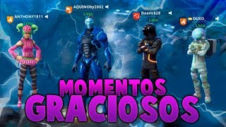 MOMENTOS GRACIOSOS EN FORTNITE c/ TheDaarick28, ANTONIcra y DUXORETHEY