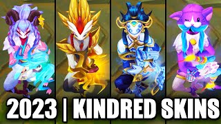 ALL KINDRED SKINS SPOTLIGHT 2023 | League of Legends