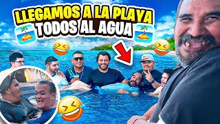 TODOS AL AGUA | cuyo feliz en la playa y se metió a la alberca (patrón neto)