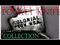 14 Vintage Colonial Pocket Knives set to Relaxing Music