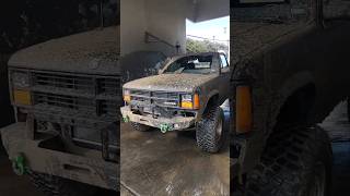 Car washes Hate me!   #DakotaConvertible #dodge #ram #carwash #cleaning #mrclean #dirty #mud #truck