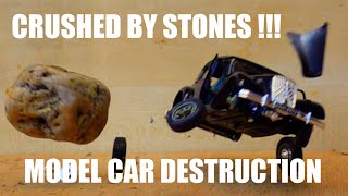 Throwing Rocks at a Model Car ! - Super Slow Motion 1000fps -
