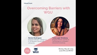 Overcoming Barriers with WGU