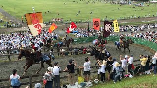 平成30年度 相馬野馬追　甲冑競馬と神旗争奪戦　本陣山より