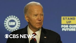 Biden wins UAW endorsement, braces for Trump rematch after New Hampshire results