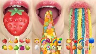 asmr DANGBEE 1HOUR EMOJI FOOD CHALLENGE MUKBANG 당비 1시간 이모지 먹방 모음 eating sounds