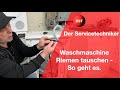 Waschmaschine Riemen tauschen - So geht es