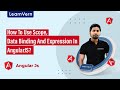 How To Use Scope, Data Binding And Expression In AngularJS?