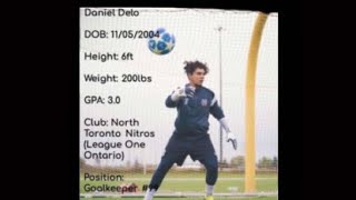 Daniel Delo Game Highlights 2021 North Toronto Nitro's League 1, Goalkeeper #99