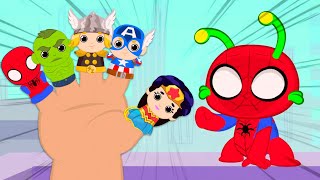 New video! Special Finger Family with Superheroes | Groovy The Martian & Phoebe nursery rhymes