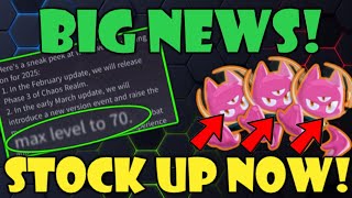 STOCK UP ON THESE RESOURCES NOW!!! LEVEL CAP INCREASE! | DISLYTE