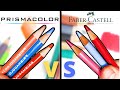 🖍️ Prismacolor Premier VS Faber Castell Polychromos | OIL-BASED VS WAX-BASED COLORED PENCILS 🖍️