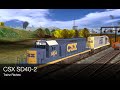 Trainz 2 Review for the CSX SD40-2