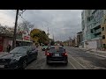 toronto autumn downtown driving tour 4k ontario canada