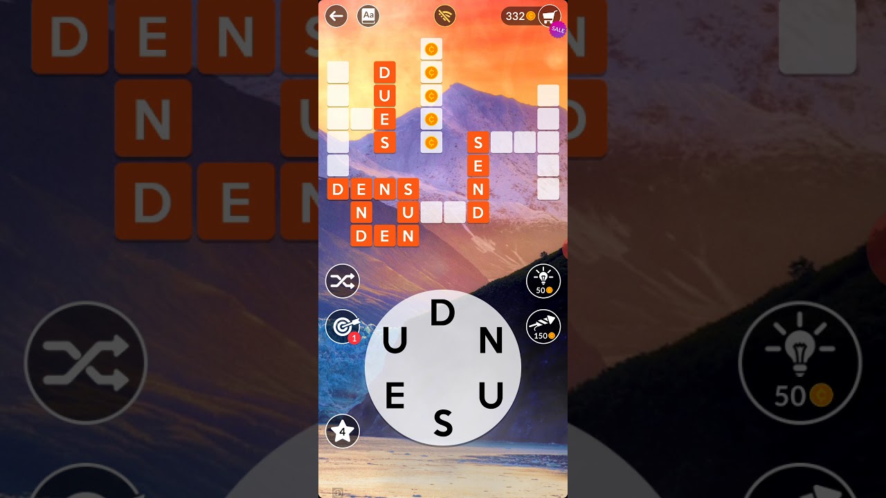 Playing Wordscapes Level 166 170 Youtube
