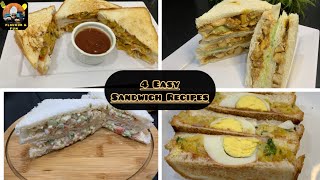 4 Easy Sandwich Recipe By Flavours & fun!!