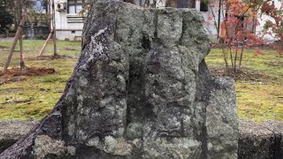 寺町の石仏-「流灌頂地蔵尊」（新潟県上越市）