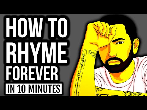 Learn To Rap: Create An INFINITE Number Of RHYMES In Under 10 Minutes Learn To Rap: Create An INFINITE Number Of RHYMES In Under 10 Minutes